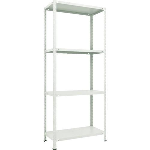 (送料別途)(直送品)TRUSCO スチールラック 軽量棚 中棚ボルトレス型1500X600X2100 4段 ネオグレー L75W-14:NG