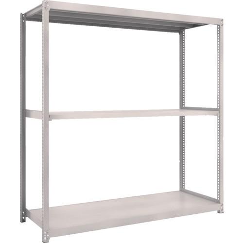 (送料別途)(直送品)TRUSCO スチールラック M2型軽中量棚 1760X600XH1800 3段 単体 ネオグレー M2-6663:NG