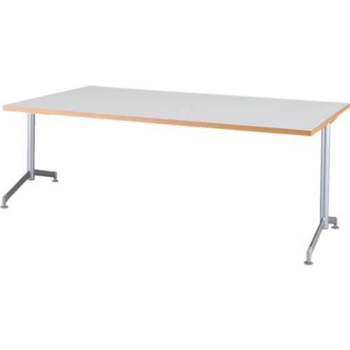 (送料別途)(直送品)アイリスチトセ リフレッシュテーブル フーク T字脚 1800×750 ホワイト CFKTT1875G-W