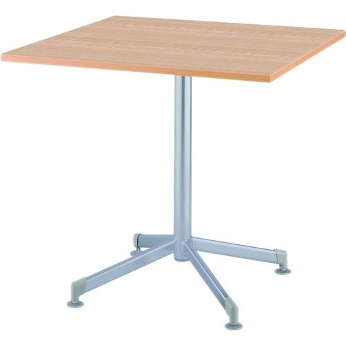 (送料別途)(直送品)アイリスチトセ リフレッシュテーブル フーク 十字脚 750×750 ナチュラル CFKTX7575G-NA