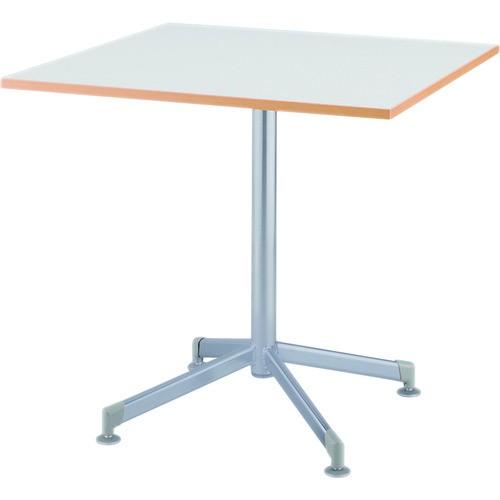 (送料別途)(直送品)アイリスチトセ リフレッシュテーブル フーク 十字脚 750×750 ホワイト CFKTX7575G-W