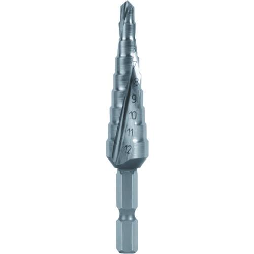 TRUSCO 六角軸ステップドリル 2枚刃 4~12mm TSDS12