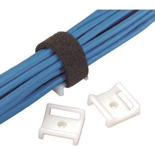 パンドウイット タックタイ用タイマウント ゴム系粘着テープ付