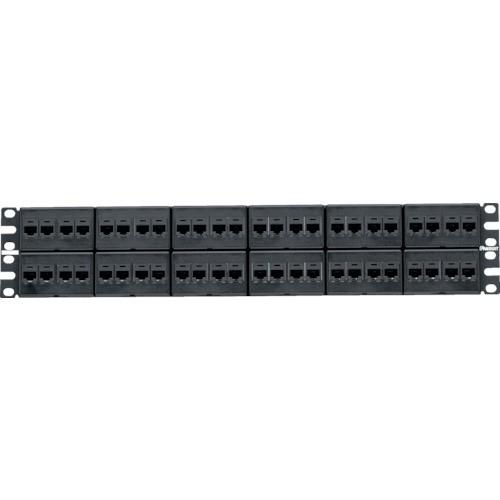 パンドウイット カテゴリ5E モジュラーパッチパネルキット 4ポートフェースプレートタイプ 48ポート CPPK48BLY