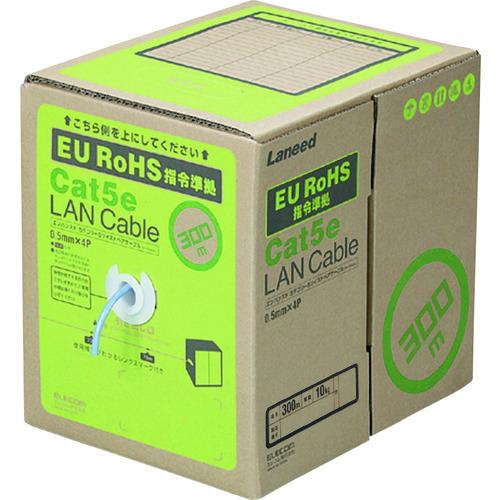 エレコム RoHS指令準拠LANケーブル CAT5E ヨリ線 300m ブルー LD-CT2/BU300YR