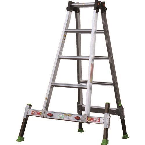 (送料別途)(直送品)ナカオ アウトリガー内蔵4脚伸縮式 兼用脚立 ダン吉 D-150 H=1500 D-150