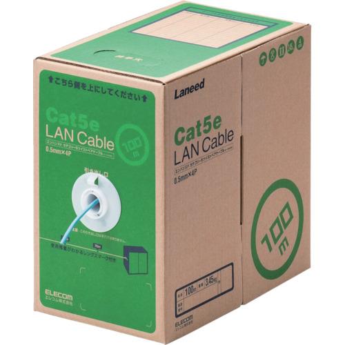 エレコム EU RoHS準拠LANケーブル CAT5E 100m ライトブルー LD-CT2/LB100/RS
