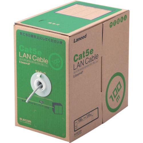 エレコム EU RoHS準拠LANケーブル CAT5E 100m ライトグレー LD-CT2/LG100/RS