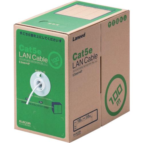 エレコム EU RoHS指令準拠LANケーブル CAT5E 100m ホワイト LD-CT2/WH100/RS