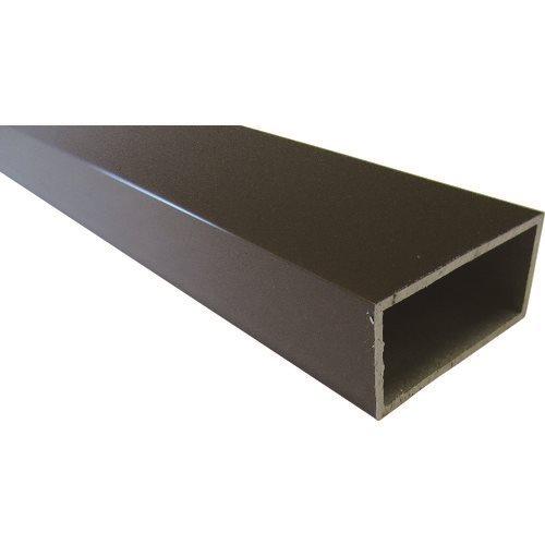 (送料別途)(直送品)アルインコ アルミ平角パイプ 50X30X2.0T ブロンズ 4m FB141B