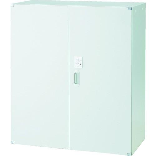 (送料別途)(直送品)TRUSCO ユニット型壁面書庫 両開き 上置き・下置き両用 H1050 ダイヤル錠 ホワイト UHW-11D