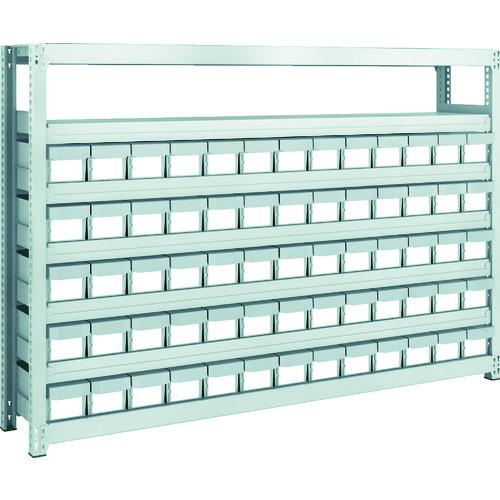 (送料別途)(直送品)TRUSCO スチールラック M2型軽中量棚 H1200 樹脂NG引出付 小X65 M2-4637-E65