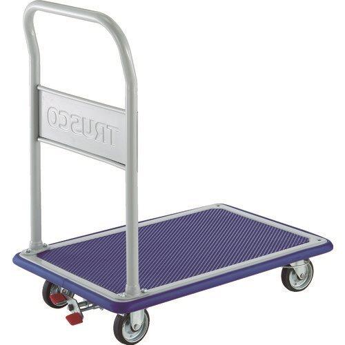 (運賃見積り)(直送品)TRUSCO プレス製台車 ドンキーカート 固定 4輪リングストッパー付 302NJKRS-4