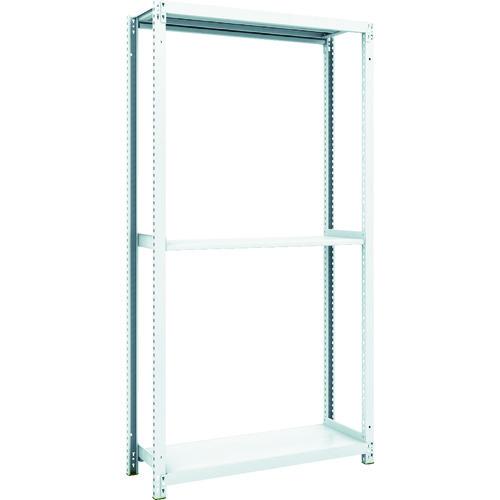 (送料別途)(直送品)TRUSCO スチールラック M1型抗菌塗装ボルトレス軽量棚900X320XH1800 3段 M1-6333