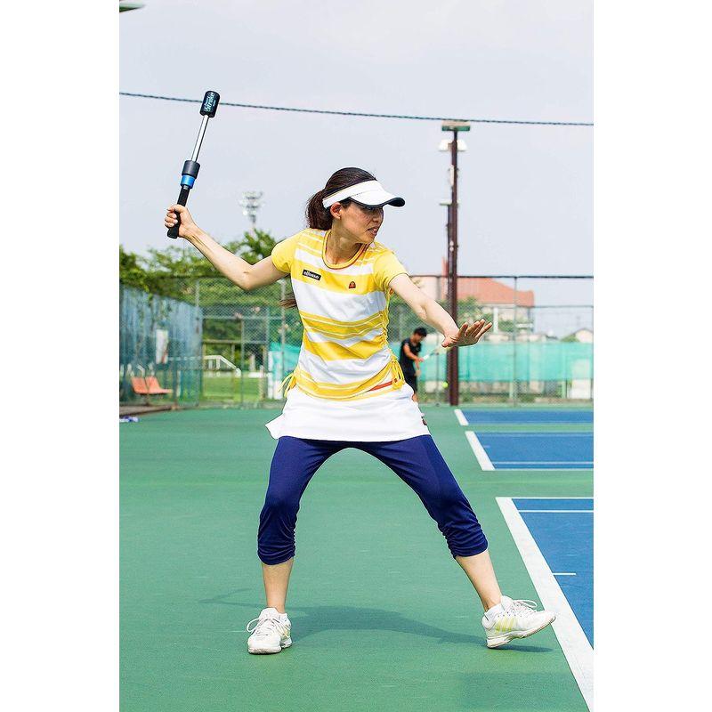 UCHIDA(ウチダ) パワーストローク テニス 軟式 パワーアップ・ダブルハンド用 TPS-NN56 ホワイト 56?
