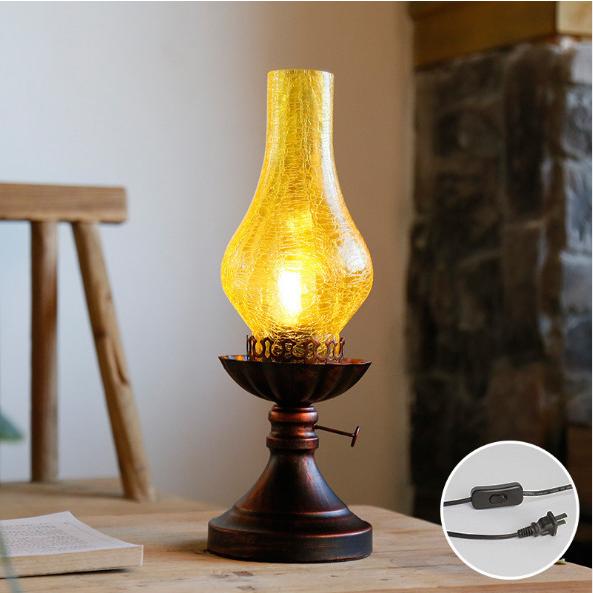 電気スタンド カンテラ 石油ランプ テーブルライト 照明 LED卓上ライト