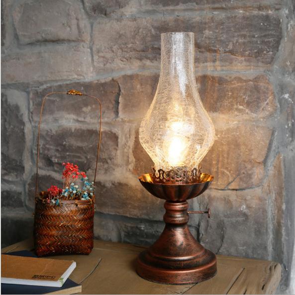 電気スタンド カンテラ 石油ランプ テーブルライト 照明 LED卓上ライト