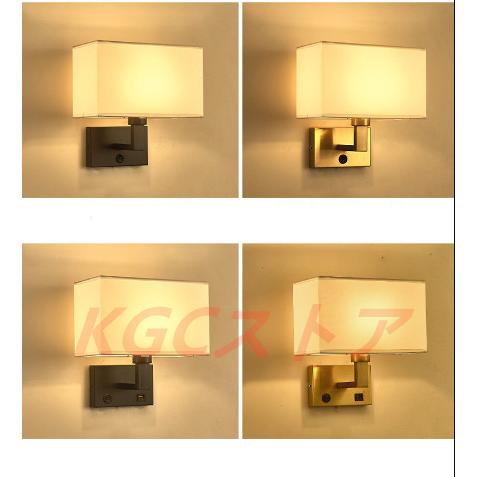 ウォールランプ ブラケットライト 布製壁掛け灯 USB充電 LEDランプ ホテル ベランダ 玄関 廊下 通路 書斎 寝室 ベッドルーム 工事必要 ポストモダン シンプル_3