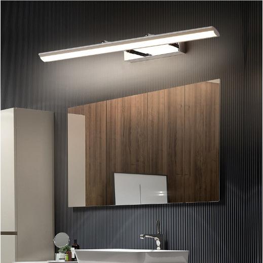 洗面台鏡 浴室鏡 LED照明付 壁掛け 防水 おしゃれ 角型 40x60cm Amazon.co.jp: Beautimira 浴室鏡 LED 壁掛け 防水 曇り止め 照明付き