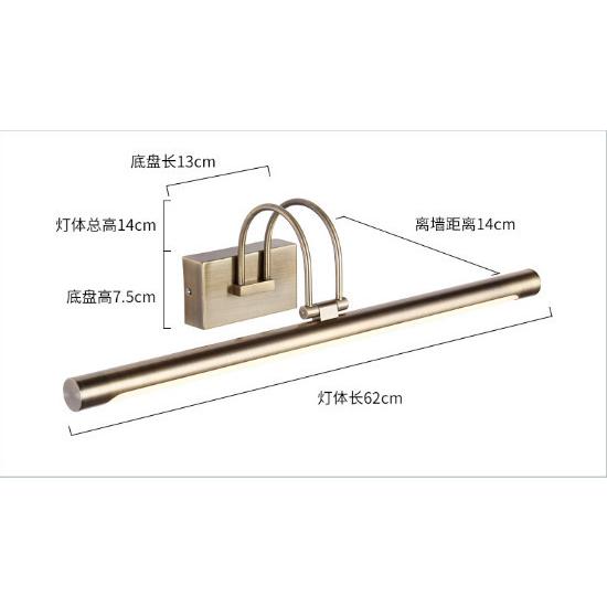 北欧洗面鏡照明 洗面所照明  鏡前照明  LED内藏 洗面照明壁掛けライト ブラケットライト 壁掛け照明 ウォールライト 照明器具 浴室 室内照明 工事必要の画像