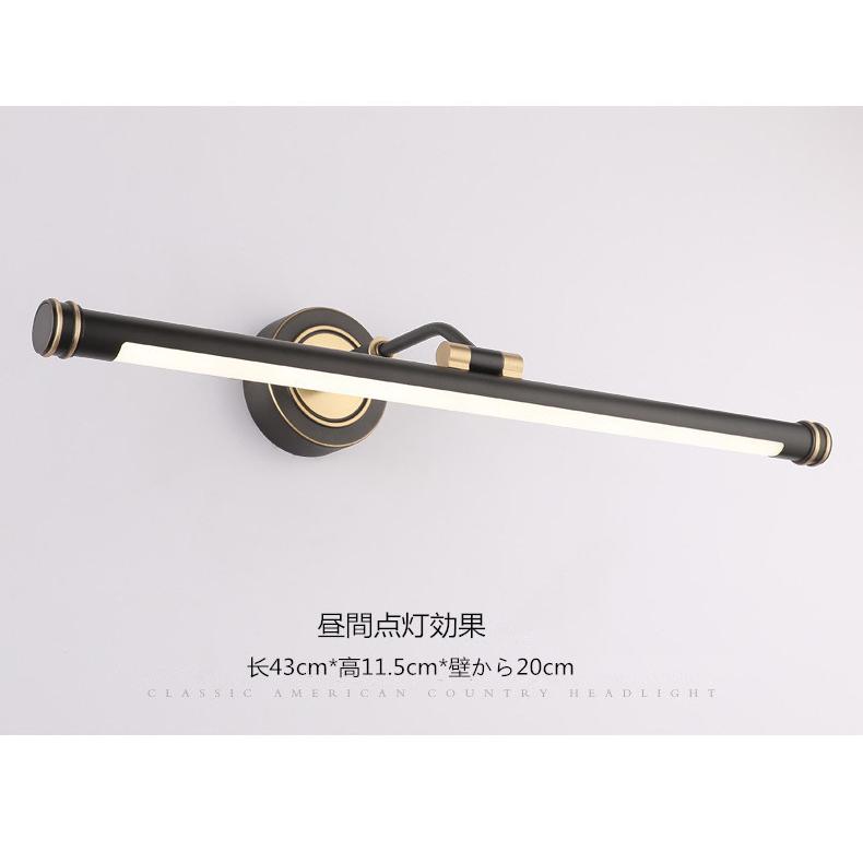 新品 鏡前照明 LED壁掛けライト 簡約 洗面照明 壁掛け照明 洗面鏡照明 北欧 洗面所照明 ブラケットライト ウォールライト 浴室 室内照明 工事必要の画像