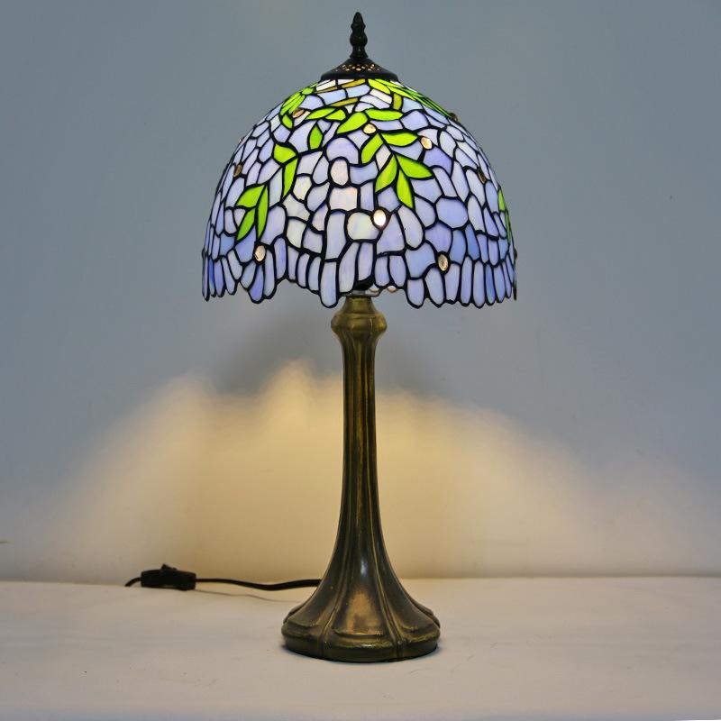 着後レビューで 送料無料 卓上ランプ おしゃれ 卓上ランプ ステンドグラス レトロ テーブルランプ アンティーク卓上照明 おしゃれled対応ガラス工芸 レトロ 寝室 書斎 照明器具 綺麗な 花柄 豪華 ステンドグラス テーブルランプ 卓上ライト