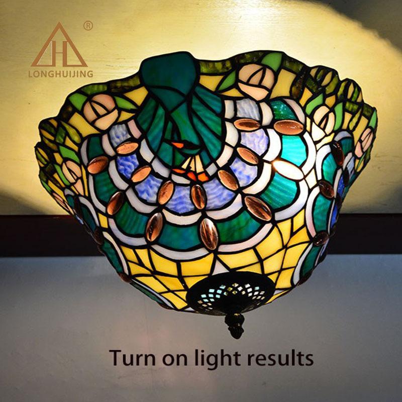 売れ筋がひ贈り物 天井照明北欧 Led電球 おしゃれ 間接照明 照明器具 インテリア 玄関照明 寝室ガラス工芸 レトロ室内照明 シーリングライトステンドグラス シーリングライト Www Quantumbytestore Com