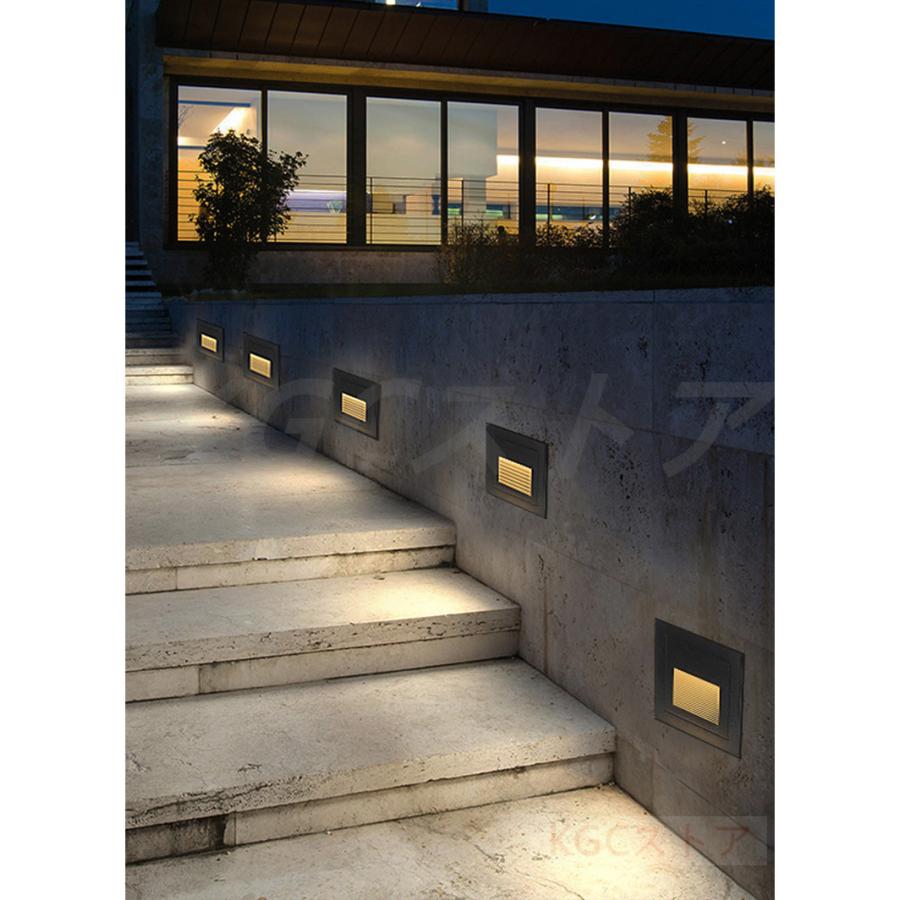 人感センサー埋め込み式フットライト ブラケットライト 壁掛け 庭園