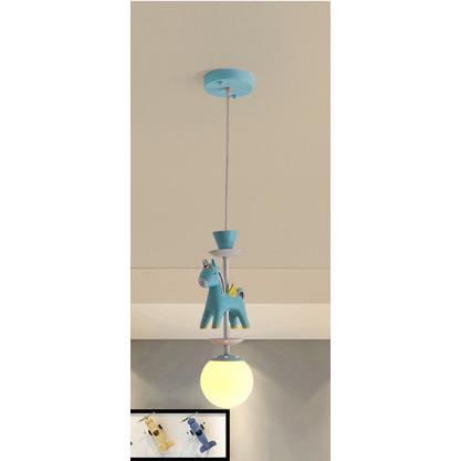 ペンダントライト 子供部屋 可愛い メリ-ゴ-ランド 回転木馬 天井照明器具 LEDランプ シャンデリア 吊下げ 欧米簡約 リビング ダイニング シーリング 工事必要の画像
