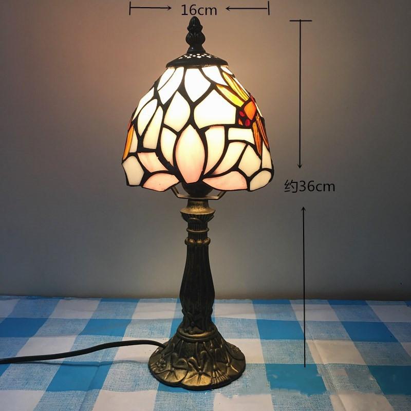 代引可 デスクライト 卓上ランプ 北欧 卓上照明 読書灯 おしゃれ インテリア ガラス 寝室 書斎 子供 ステンドグラス ベッドサイド スタンドライト テーブルランプ テーブルライト デザイン B Iceenergy Nl