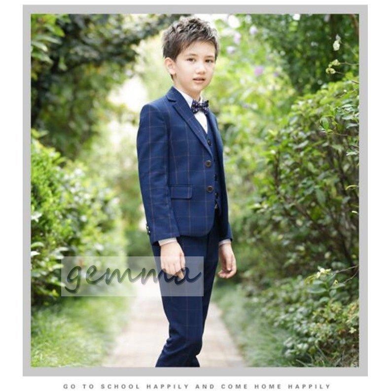 お得な情報満載 子供服 キッズスーツ フォーマルスーツ 5点セット 100 170cm 七五三 発表会 卒業式 入園式 入学式 男の子 オシャレ 長袖 スーツ ブレザー サイズ 170cm Baskincoffee Vicom Corp Com