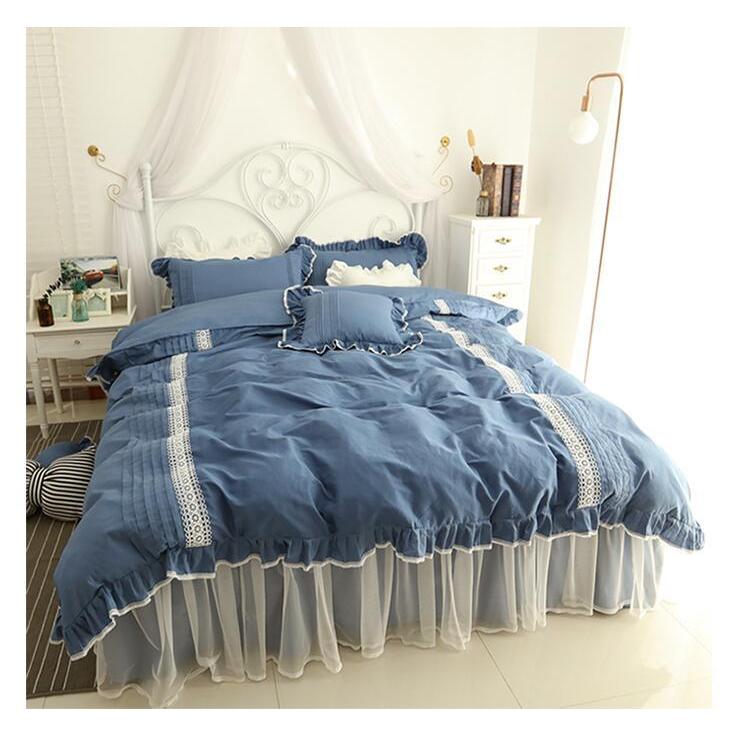 超大特価 オールシーズン 布団カバー 可愛い 3点セット 姫系 掛け布団カバー ベッドスカート 枕カバー レース フリル おしゃれ 寝具セット キュート 敷き布団カバー 気質アップ Huongnghiepaau Edu Vn