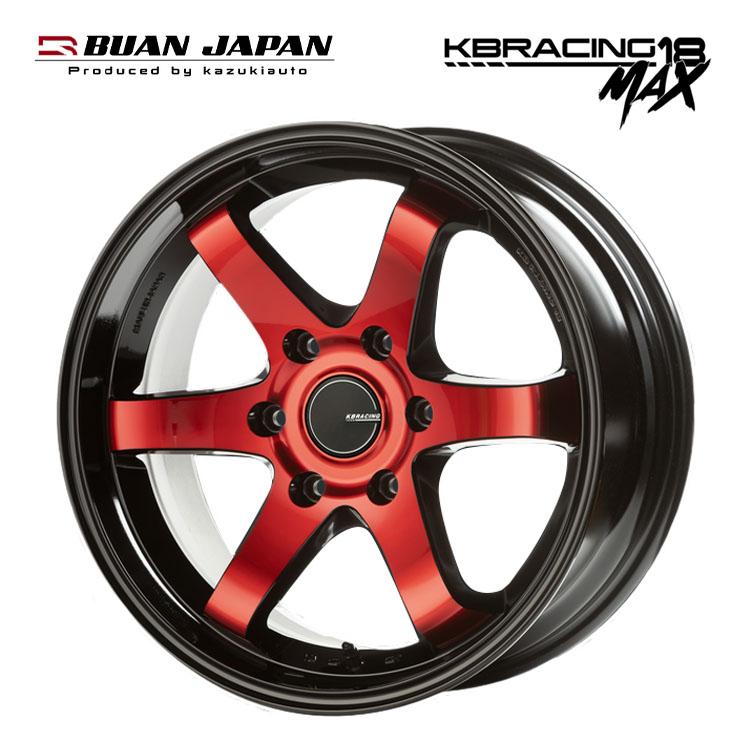 18インチ 6H139.7 8J 8J+38 6穴 ホイール 【2本セット 新品】 KBRACING 