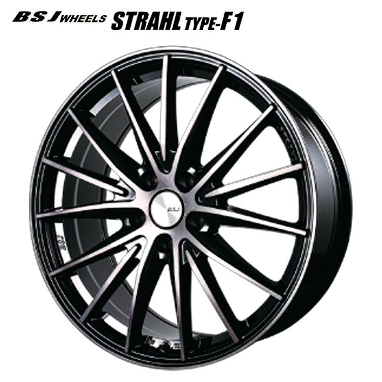 19インチ 5H114.3 8J 8J+48 5穴 ホイール 【1本単品 新品】 ブラック 