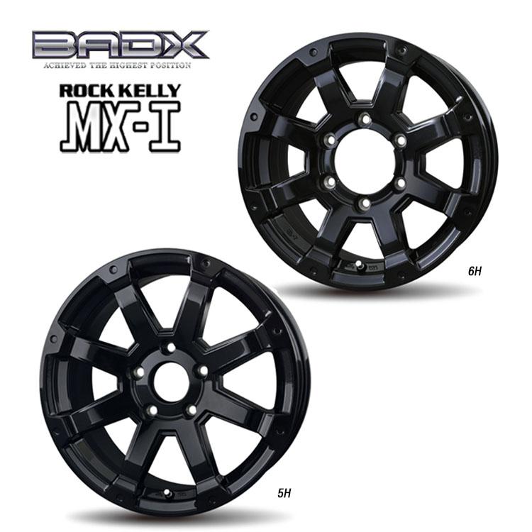 送料無料 バドックス ROCK KELLY MX-1 (GBK) 7.5J-17 +38 5H-127 (17 