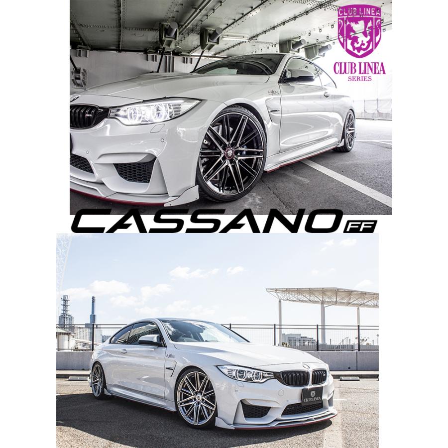 19インチ 5H112 8J 8J+40 5穴 ホイール 【1本単品 新品】 メタルグレーポリッシュ CASSANO FF (MGP) 送料無料 クラブリネア_1