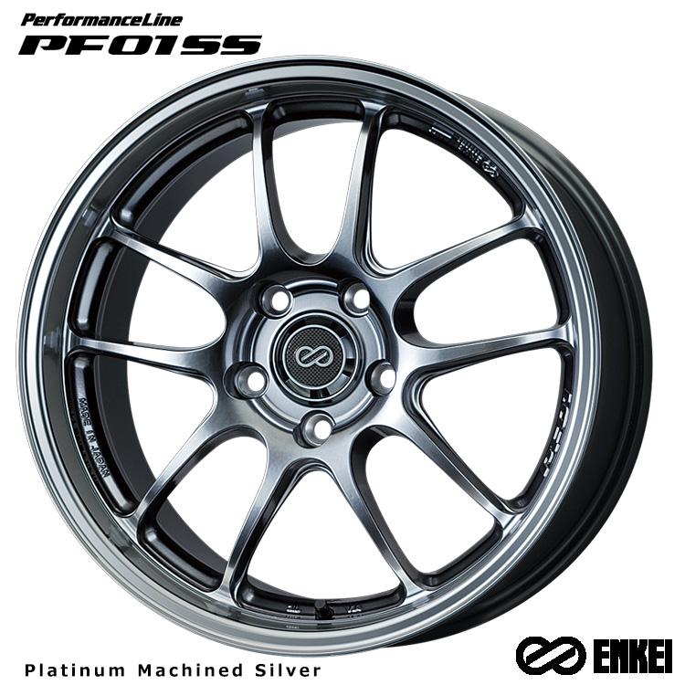 ② エンケイPF01 17インチ　9J　114.3 ENKEI（エンケイ） 17インチ 5H114.3 9J 9J+48 5穴 ホイール 【1本単品