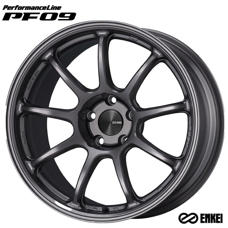 送料無料 エンケイ PerformanceLine PF09 6.5J-16 +45 4H-100 (16 