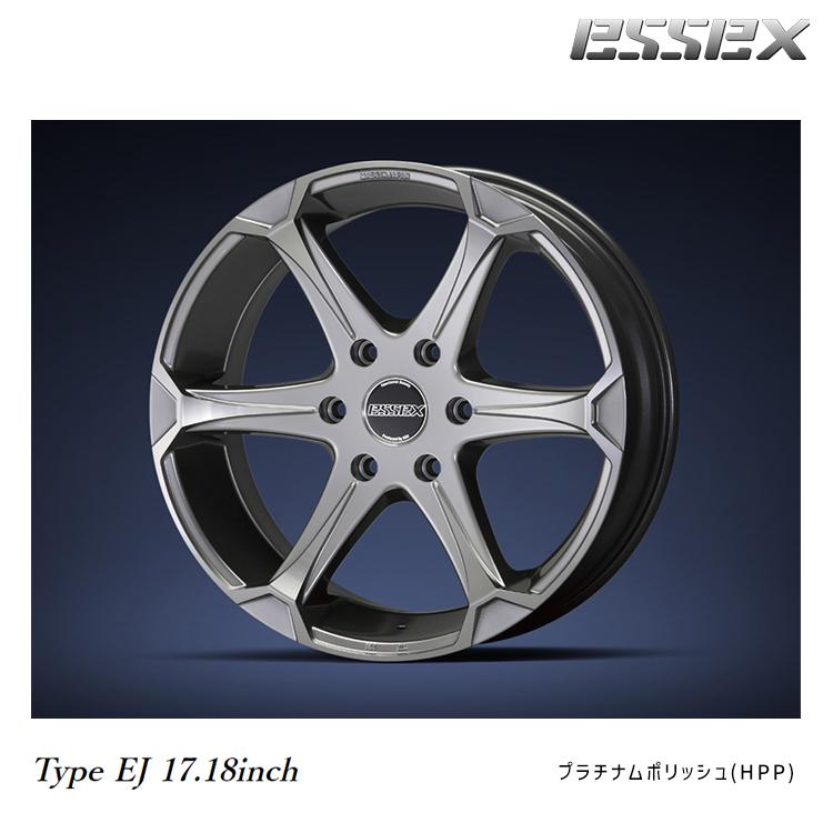 ESSEX（エセックス） 17インチ 6H139.7 7J 7J+43 6穴 ホイール 【2本