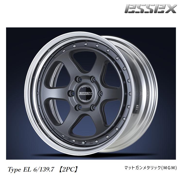 CRS エセックス EX-16 ホイール 16インチ 6.5J 6H-139.7 ブラック