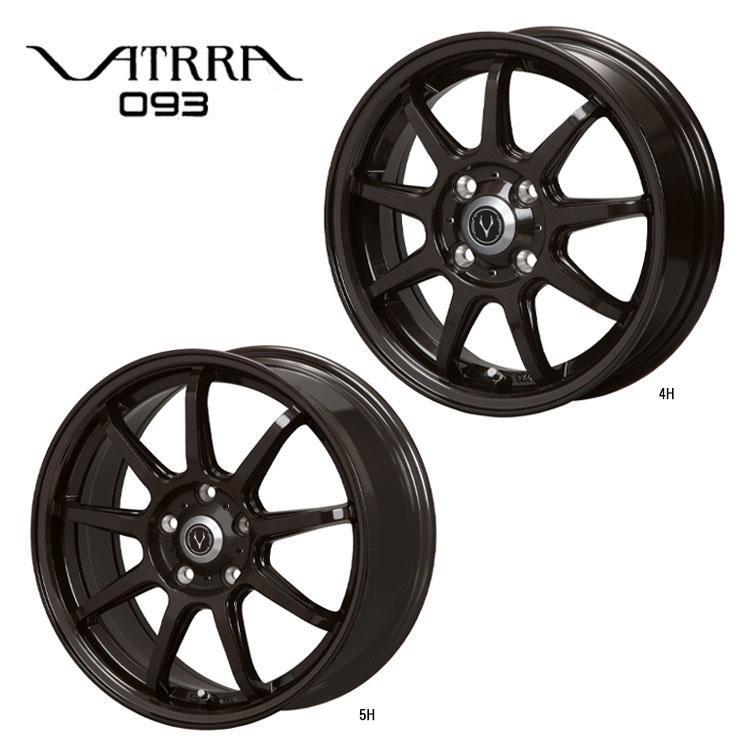 送料無料 ハートボイス VATRRA 093DB 5.5J-14 +42 4H-100 (14インチ 