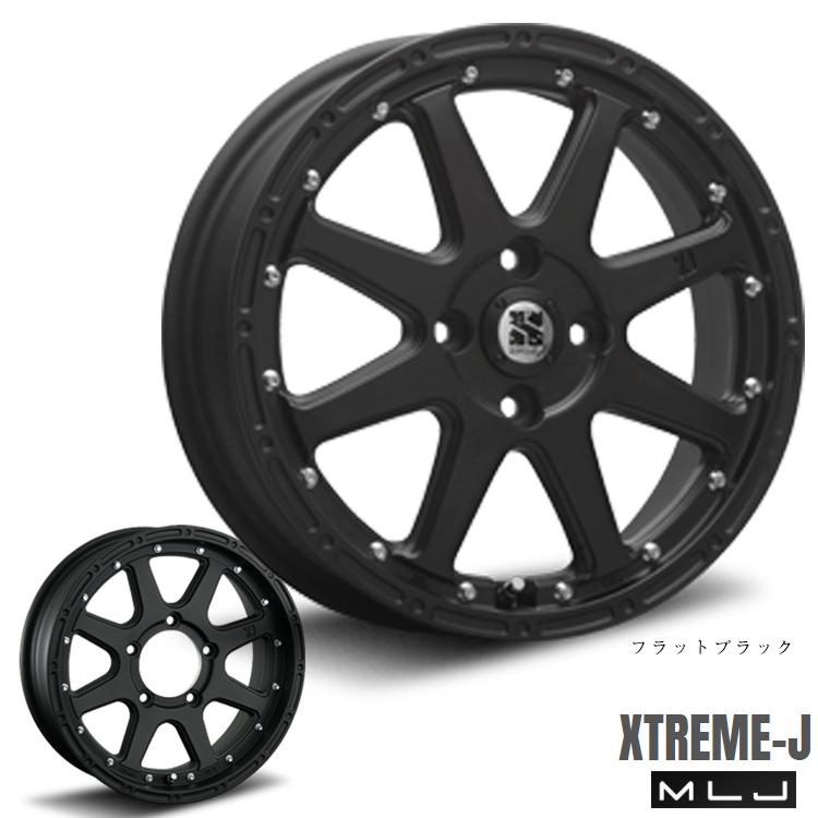 送料無料 エムエルジェイ XTREME-J 4.5J-14 +43 4H-100 (14インチ) 4H100 4.5J+43【2本セット 新品】｜kgfax17654