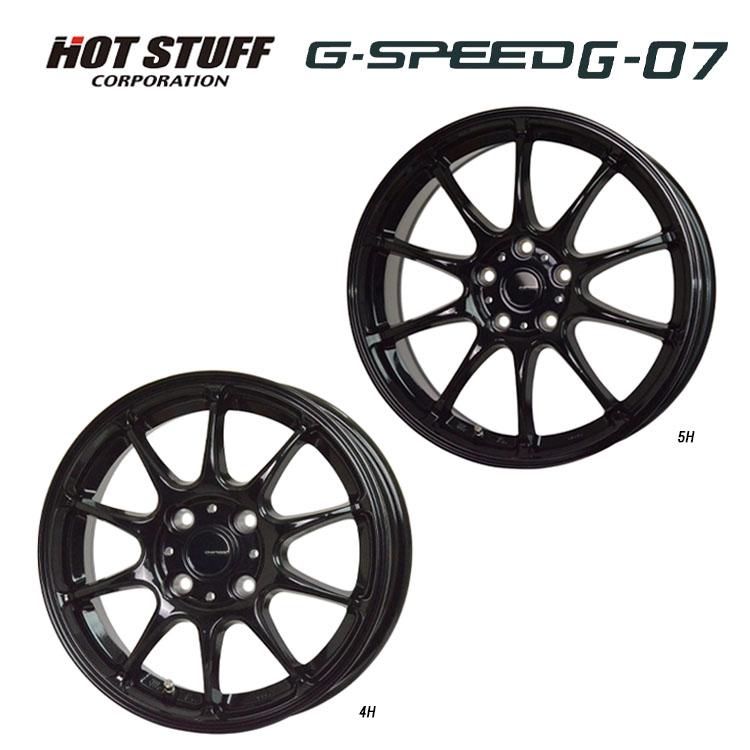 HOT STUFF 送料無料 ホットスタッフ G-SPEED G-07 6.5J-16 +48 5H 