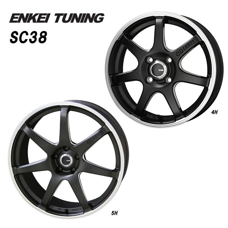 18インチ 5H114.3 8.5J 8.5J+35 5穴 ホイール 【2本セット 新品】  ENKEI TUNING SC38 (MBKRP) 送料無料 共豊
