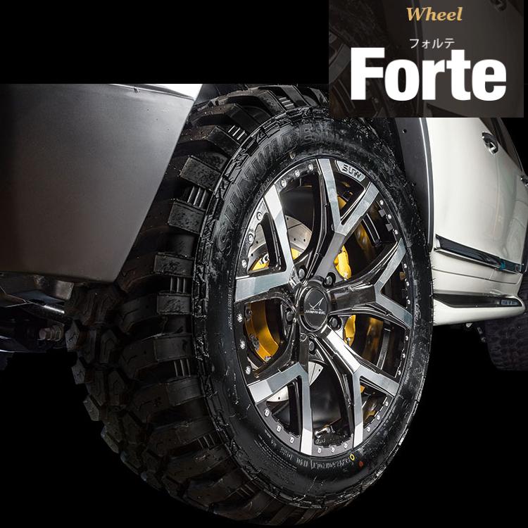 送料無料 クライメイト SUW Forte BKC 6.5J-17 +38 6H-139.7 (17インチ 