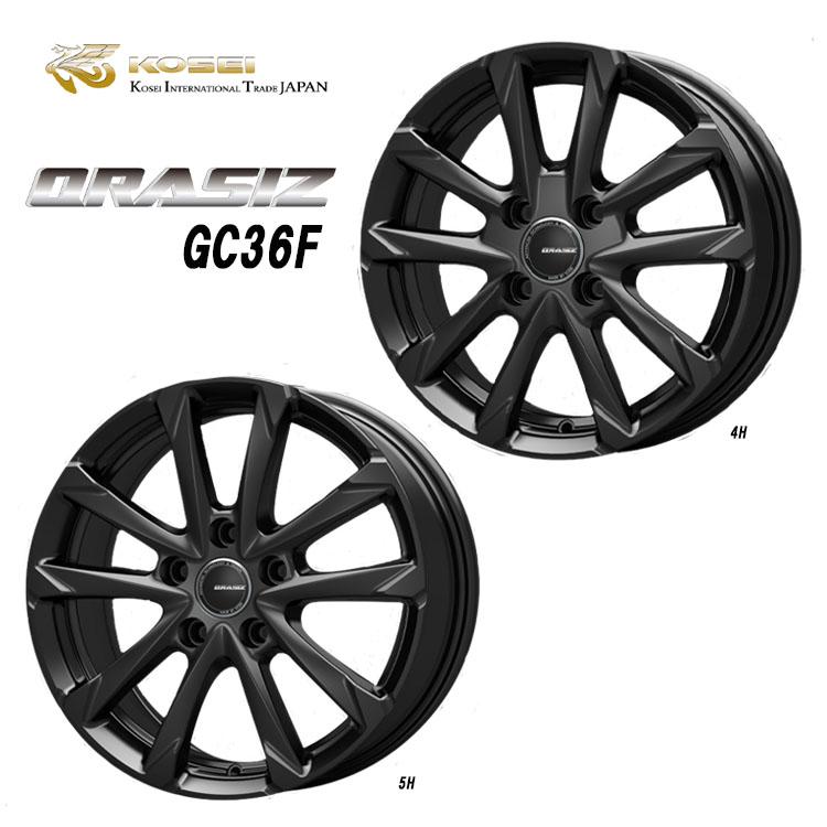 キャサコージー専用 KOSEI 送料無料 コーセイ KOSEI QRASIZ GC36F 6.5J-16 +40 5H-114.3