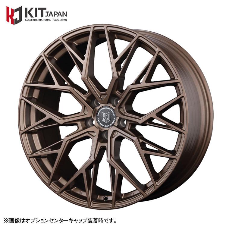 19インチ 5H114.3 8.5J 8.5J+38 5穴 ホイール 【1本単品 新品】 マット 