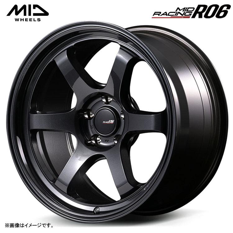 マルカサービス 17インチ 4H100 7.5J 7.5J+42 4穴 ホイール 【4本 