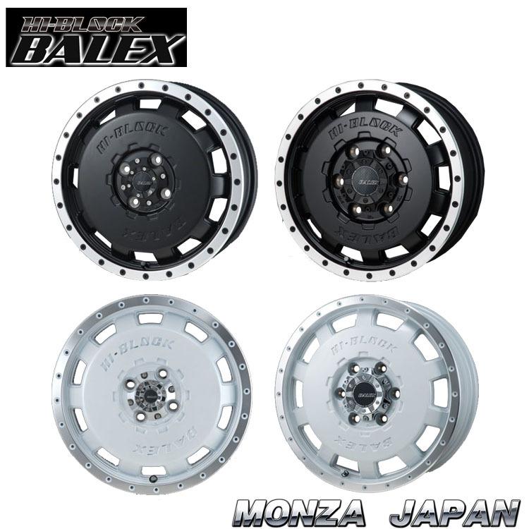 送料無料 モンツアジャパン HI-BLOCK BALEX 4.5J-14 +45 4H-100 (14 