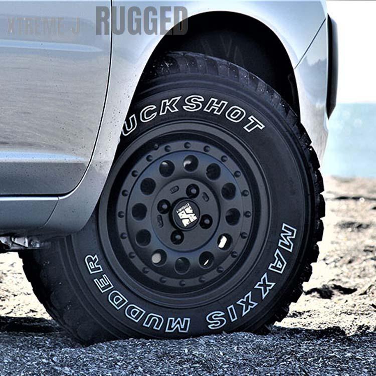 14インチ 5H114.3 5J 5J+48 5穴 ホイール 【1本単品 新品】 ホワイトポリッシュ XTREME-J RUGGED 送料無料 エムエルジェイ_2